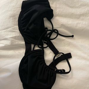 Black bikini top